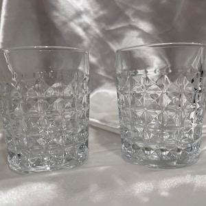 Diamond Double Old Fashion Glass SET of 2 062402