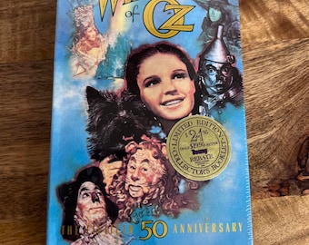 The Wizard of Oz - 1939 ,sealed VHS - 50th Anniversary w/Limited Edition Original Packaging-1989