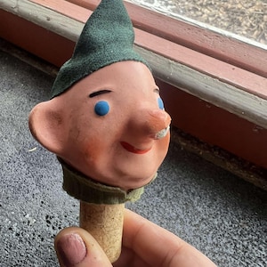 Antique Old Bottle Stopper POTTERY CORK Soldier Shveik