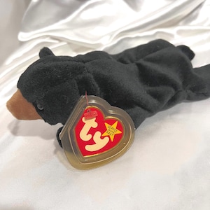 Ty Beanie Babies Blackie The Bear Birth Date 7-15-94