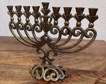 Vintage Hanukkah Menorah  D1223