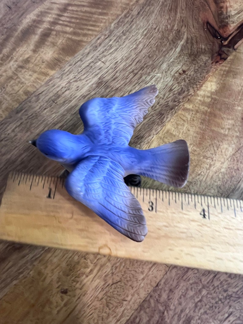 Vintage Eastern Bluebird Ceramic Figurine H 3''KP01 - Etsy