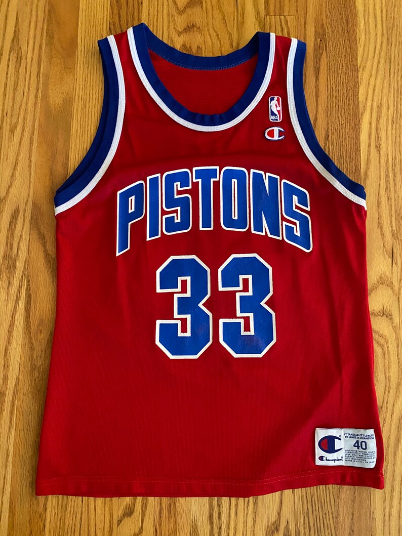 Vintage Detroit Pistons Jersey Etsy