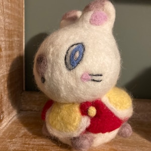Siamese umbrella plush figurine