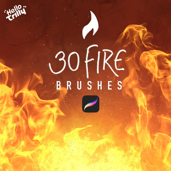 30 Amazing Fire Brushes for Procreate