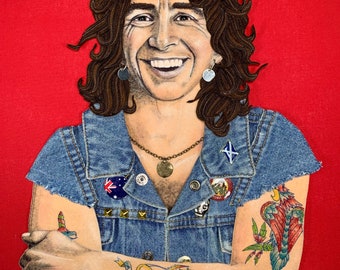 Bon Scott Print