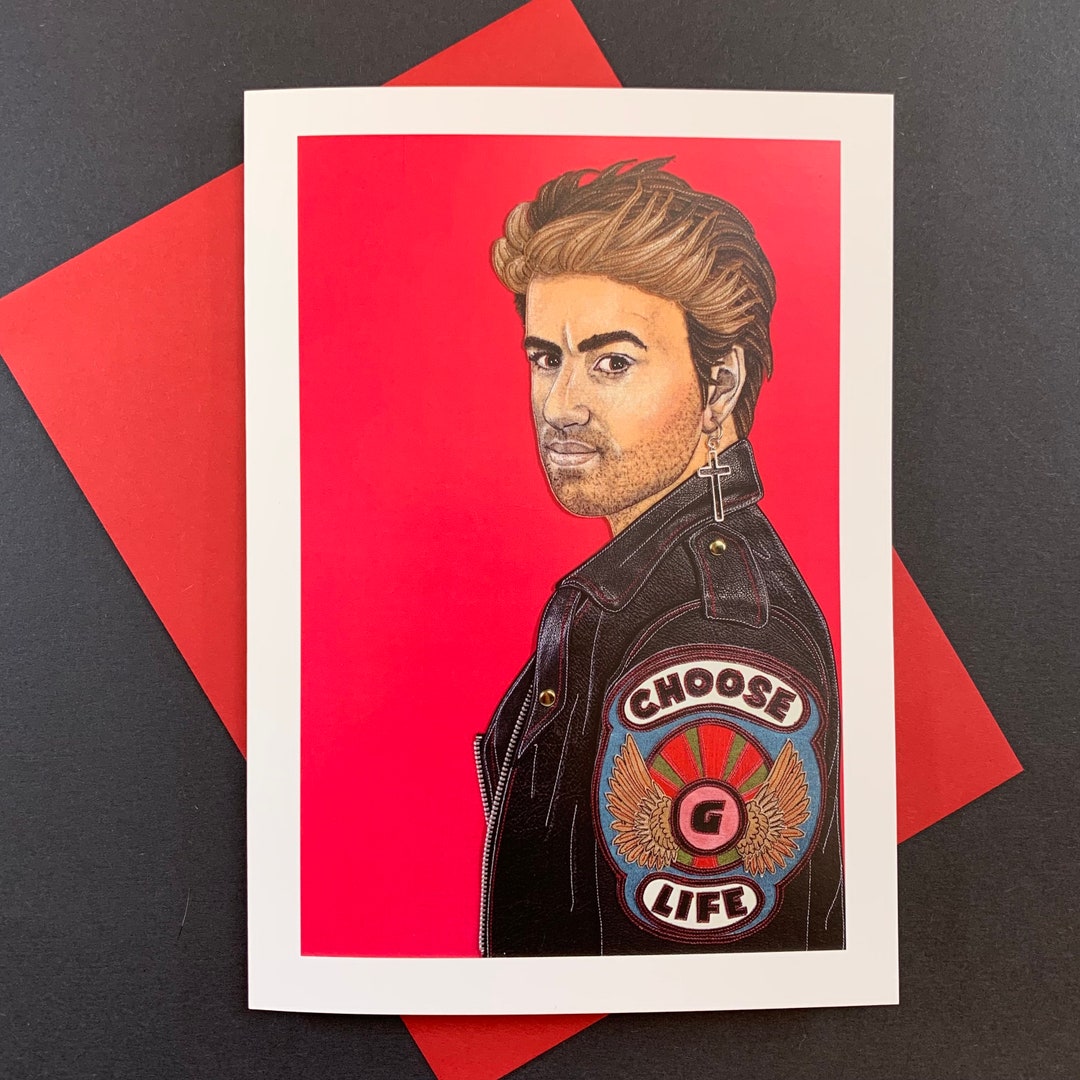 George Michael Invitation George Michael Greetings Card - Etsy
