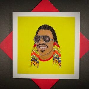 Tarjeta de felicitación de Stevie Wonder