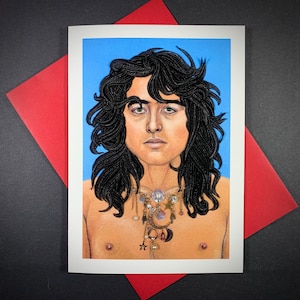 Tarjeta de felicitación de Jimi Page