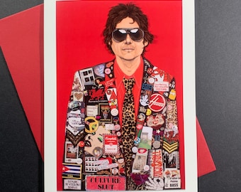 Nicky Wire greetings card