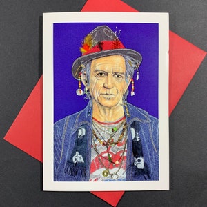 Keith Richards Grußkarte