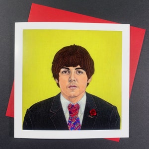Paul McCartney Grußkarte