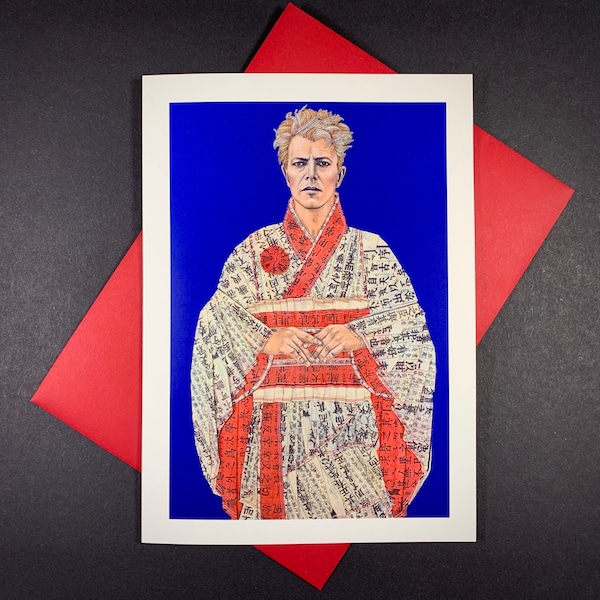 David Bowie Greetings Card