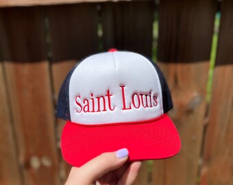 Saint Louis Embroidered Trucker Hat