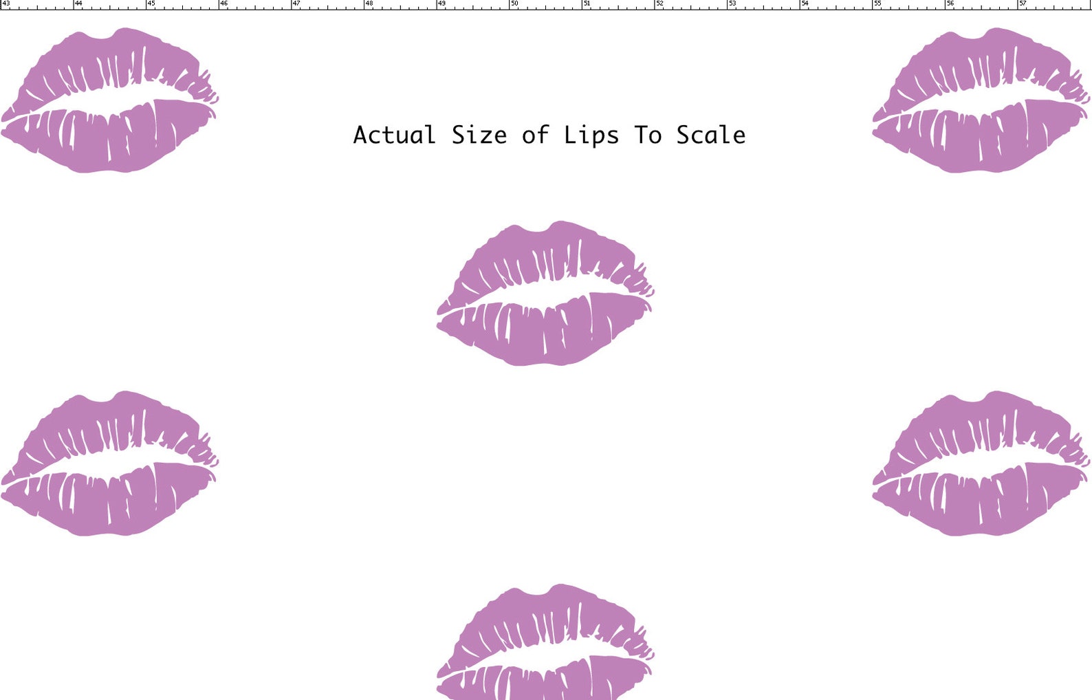 Lips Pattern Trendy Vinyl Wallpaper Vinyl Wallpaper Peel | Etsy