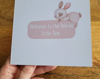 New Baby Card, Welcome to the World card, New Arrival Card, New Baby, Cute Card