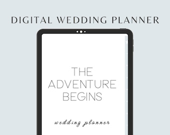 Digital Wedding Planner - Hyperlinked Sections