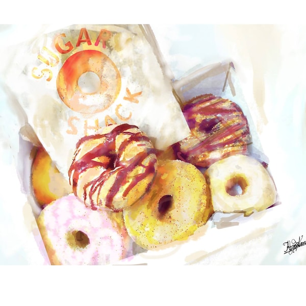 Sugar Shack Print Etsy