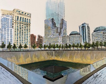 Never Forget September 11th Memorial | Patriotic Marker Rendering