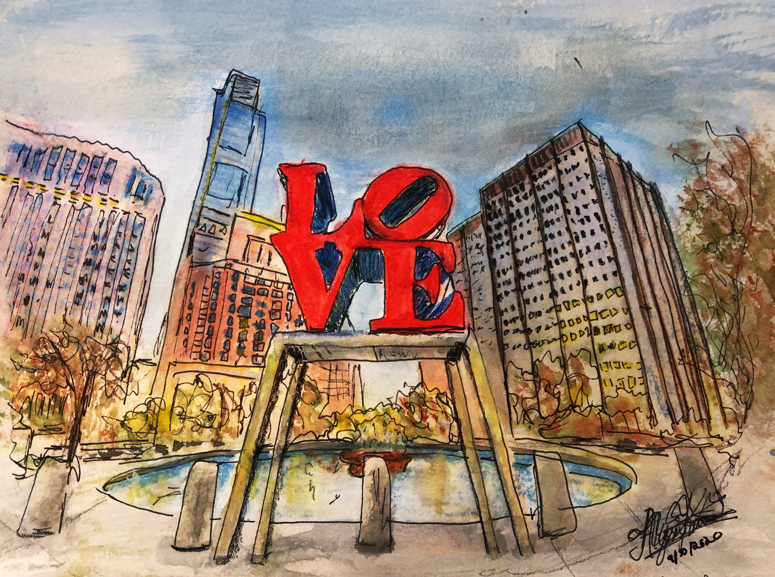 LOVE Park Plaza- Philadelphia, PA (national Love People Day