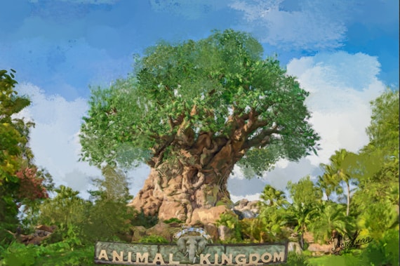 Disney's Animal Kingdom Tree of Life Orlando Florida - Etsy