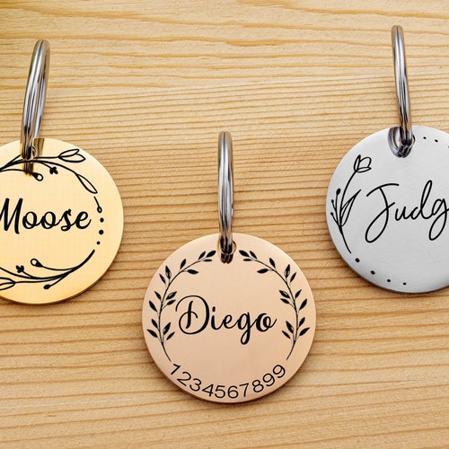 Pet Dog Tag Dog ID Tag Pet Dog ID Tag Puppy Tag Etsy