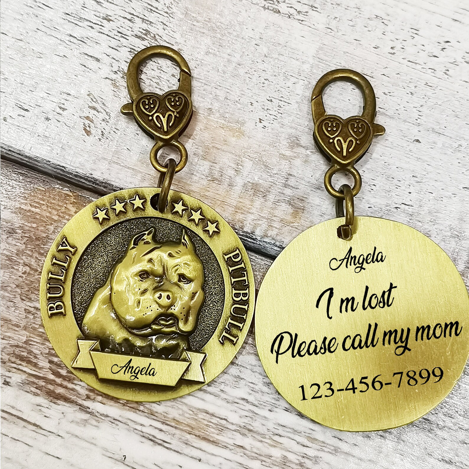 German Shepherd Dog Tags Dog Id Tag Dog Name Tags Personalized Etsy