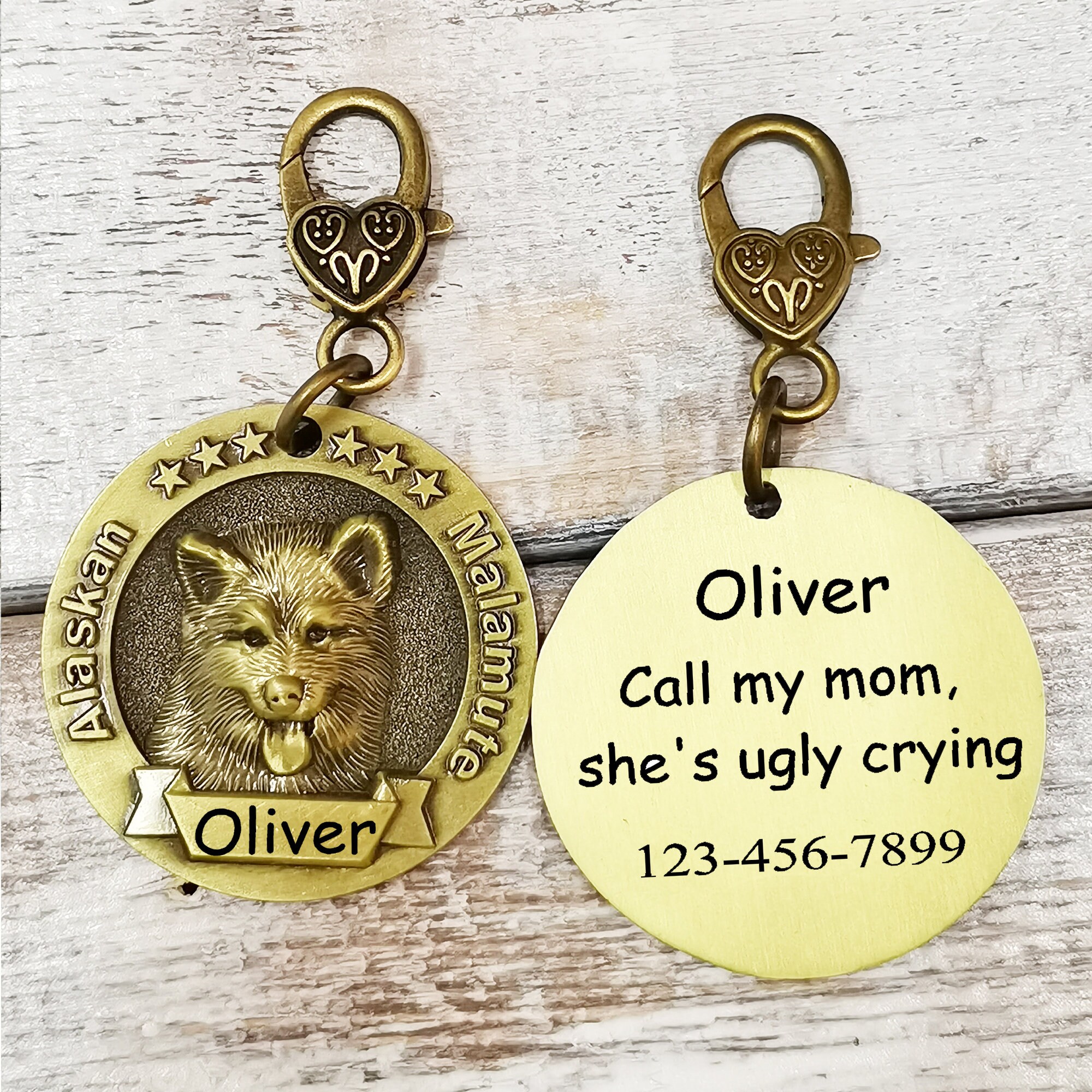 German Shepherd Dog Tags Dog Id Tag Dog Name Tags Personalized Etsy