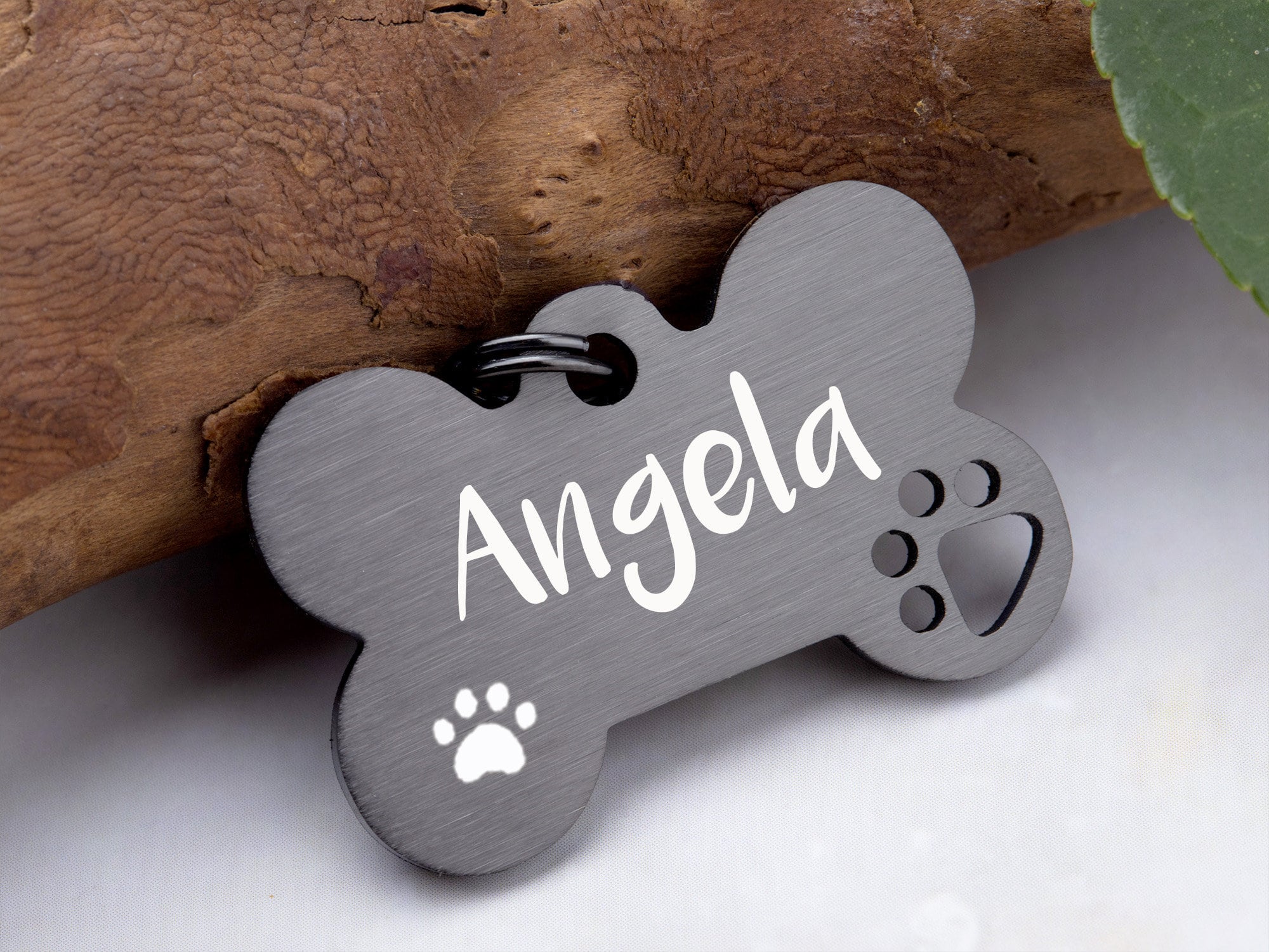 Personalisiertes HundeIdTagGravurKnochenHundeanhänger für Etsy