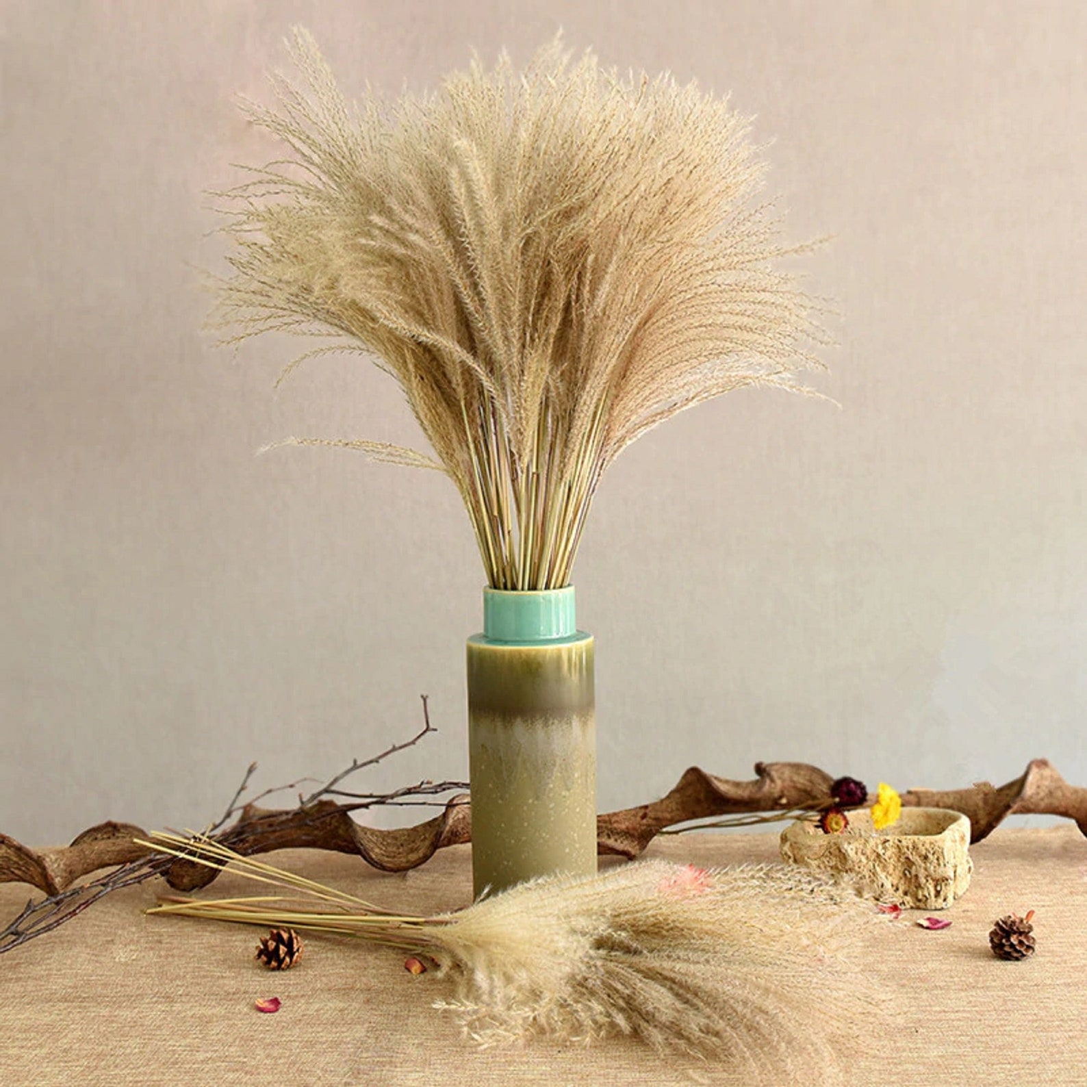 30pcs/lot Natural Dried Flower Reed Flower Bouquet for Home Etsy