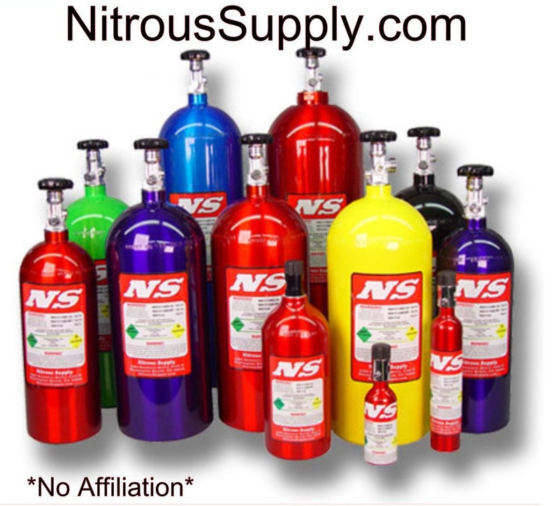 Nitrous Supply Bottle Label Etsy