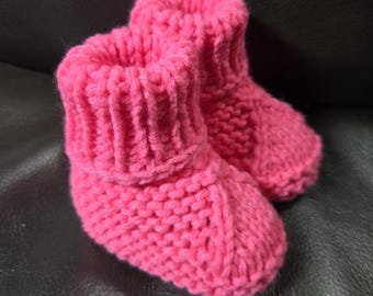 Handmade Baby Booties/Socks,   newborn to 3 months