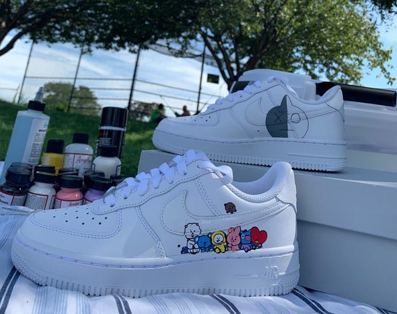bts custom air force 1