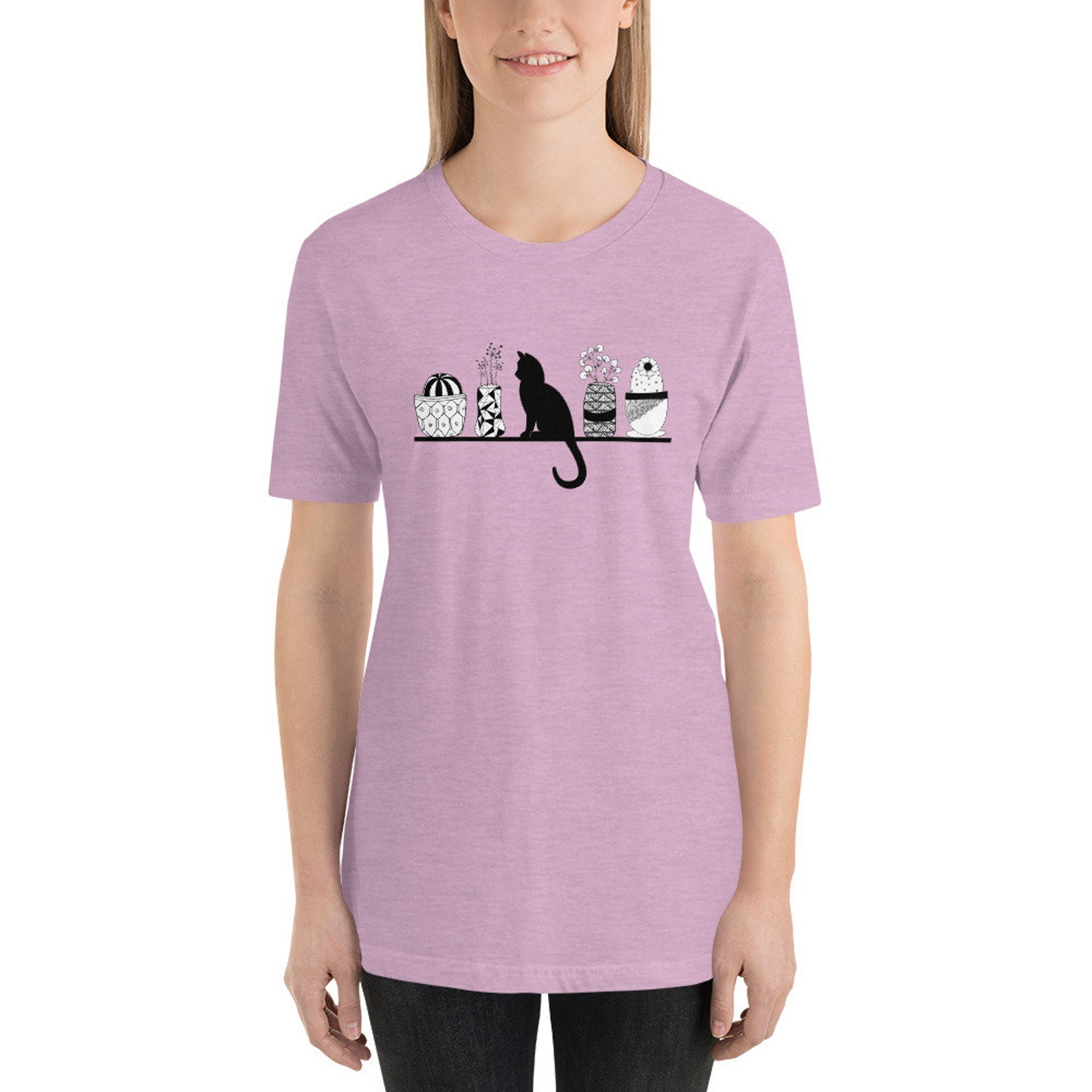 Cats and Plants T-shirt Plant Lover Shirt Cat Lover Shirt - Etsy