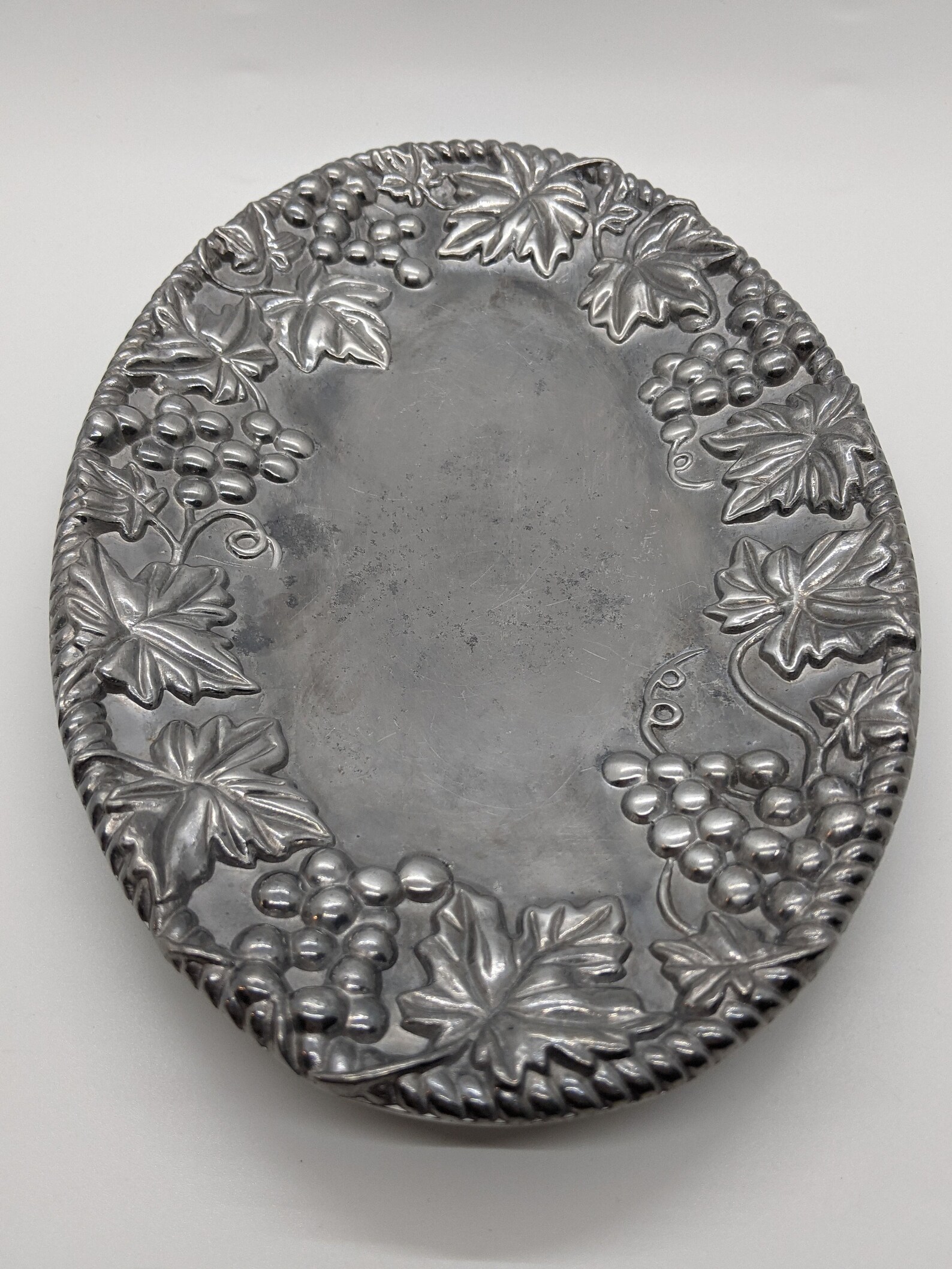 Lenox Grape Weave Metal Serveware Small Tray Candy Dish Snack Tray Etsy