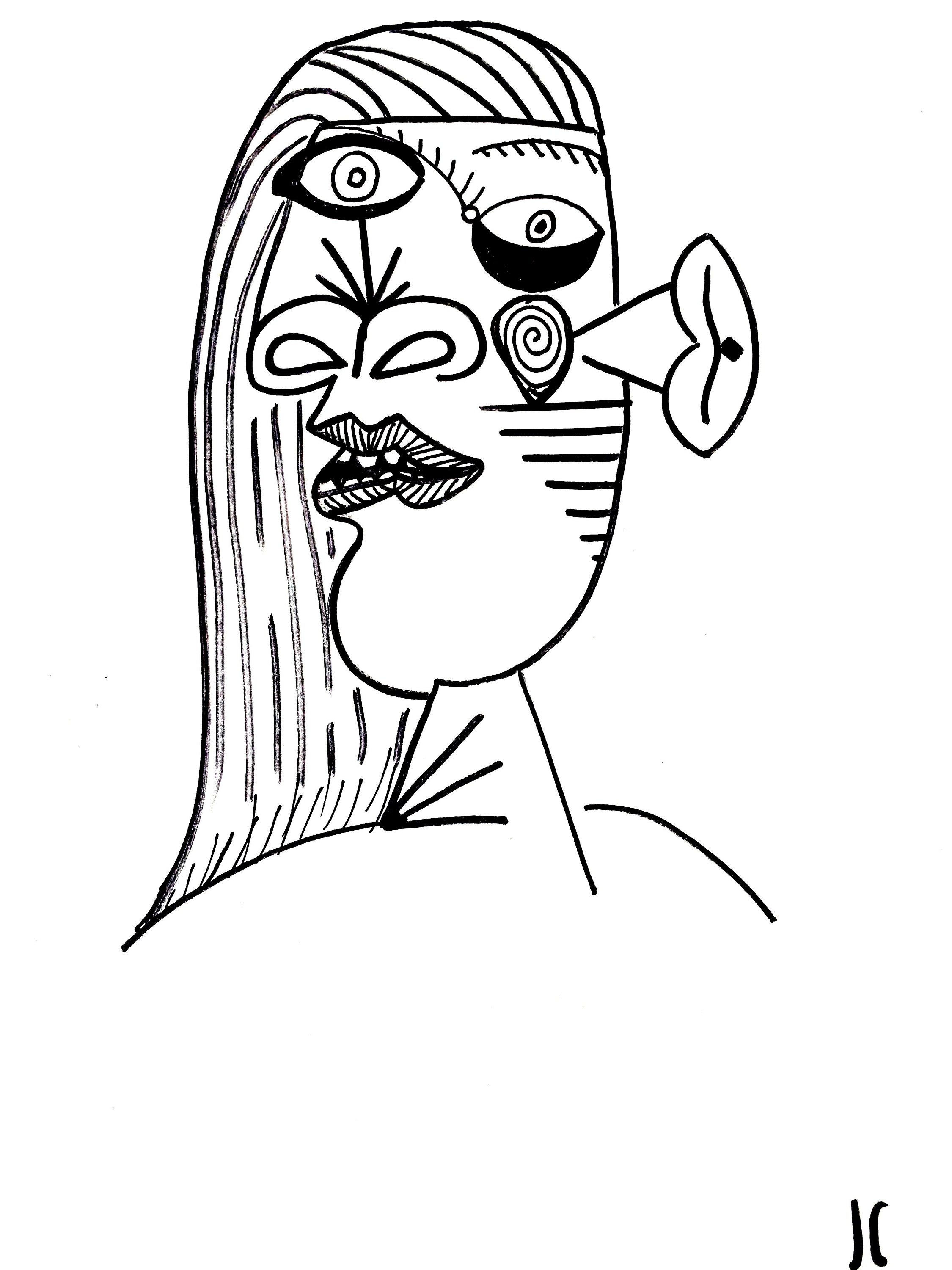 Minimal Art Line Drawing - Etsy