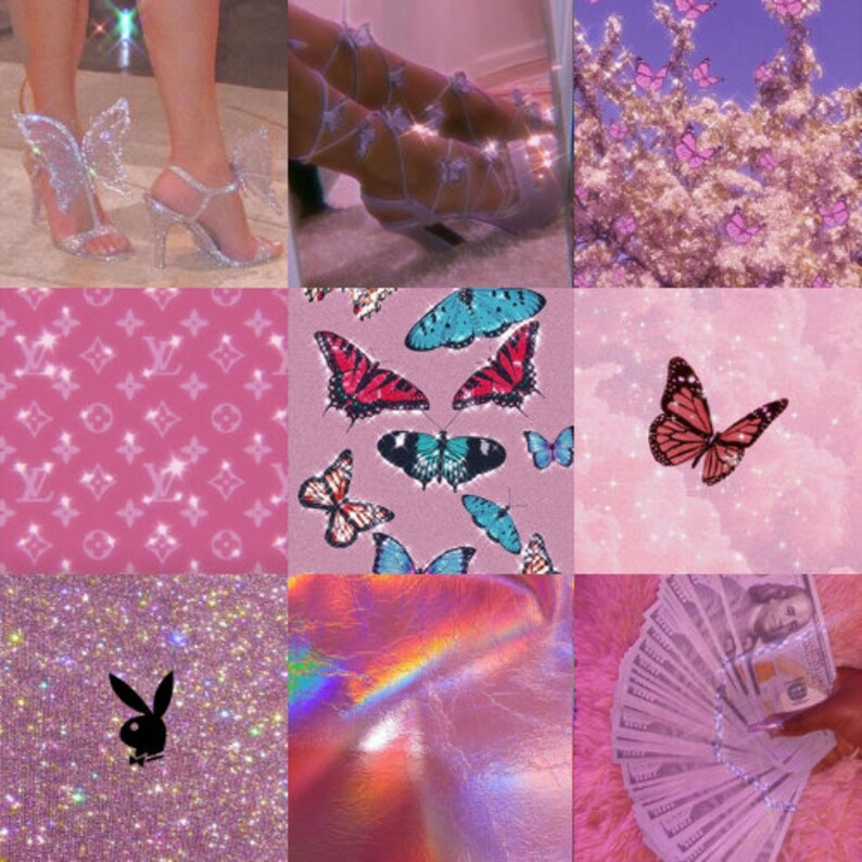 Butterfly baddie digital print kit Etsy