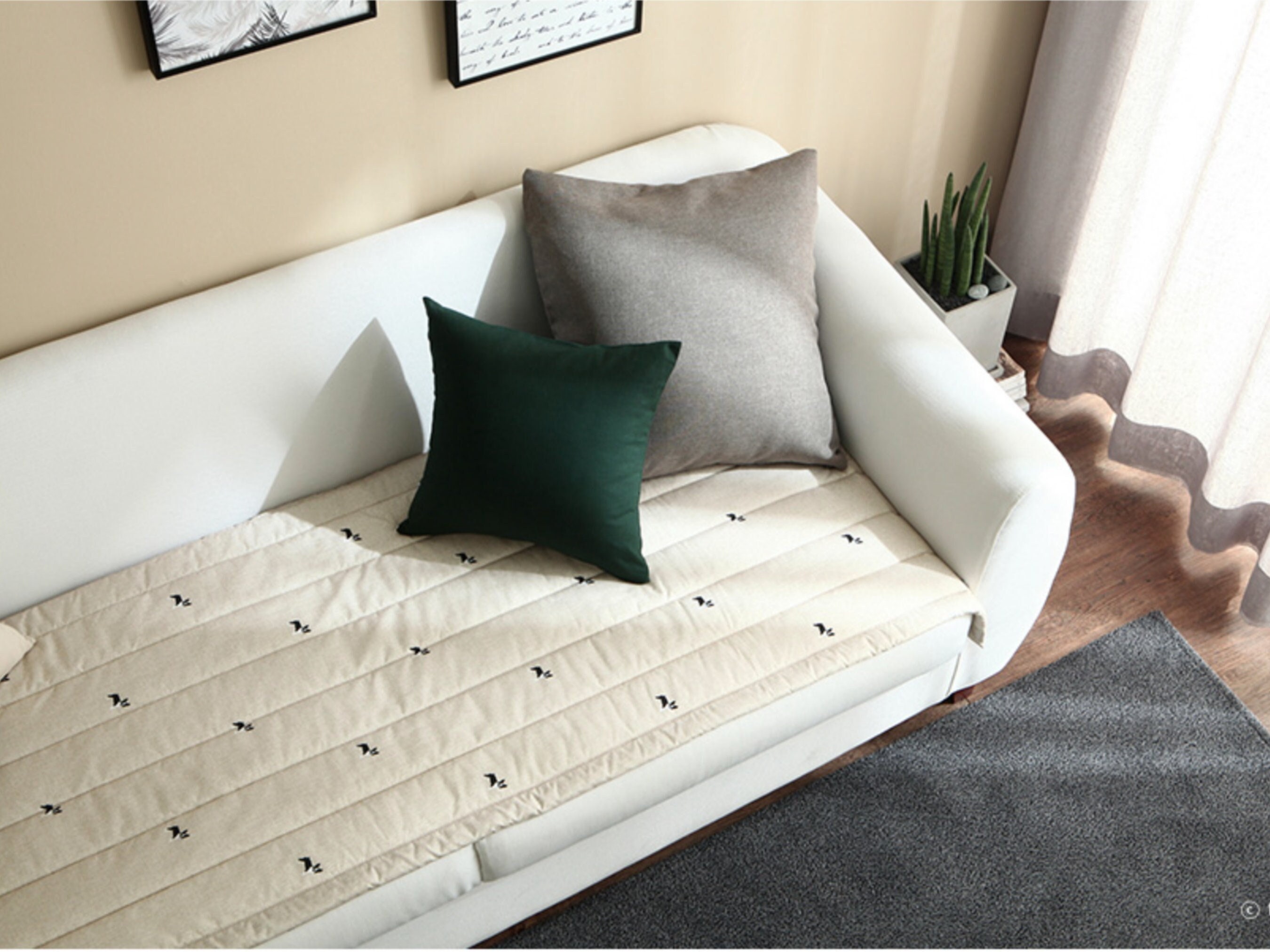 Animal Design Sofa Seat Toppers 3 Seat Couch Protector Pad Etsy