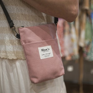 Daily small crossbody bags | Mini Cell Phone purse for women, men, and kids | Teen girl iPhone bag handmade in Korea