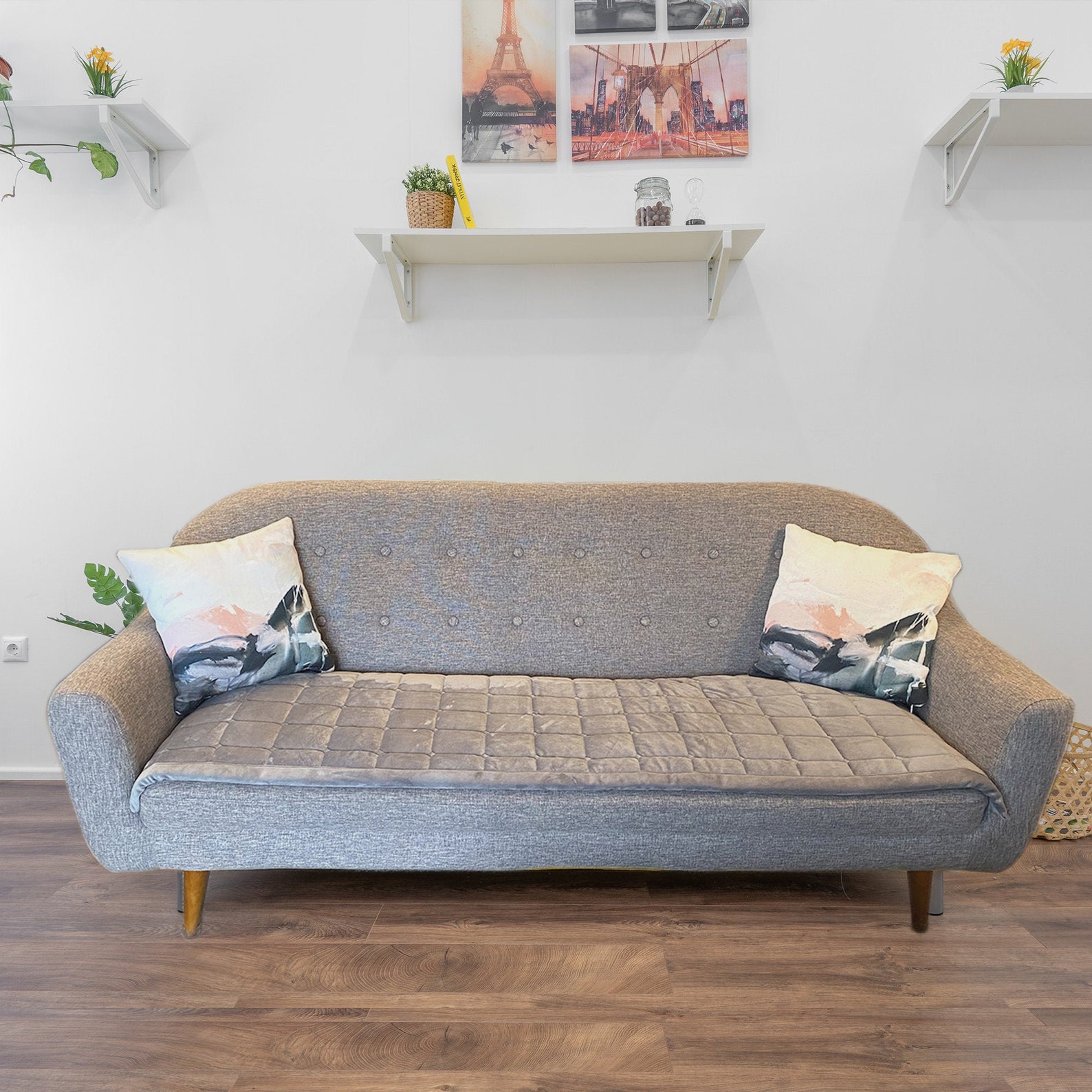 Fluffy Sofa Toppers Couch Protector Pad for Dogs & Children. Etsy