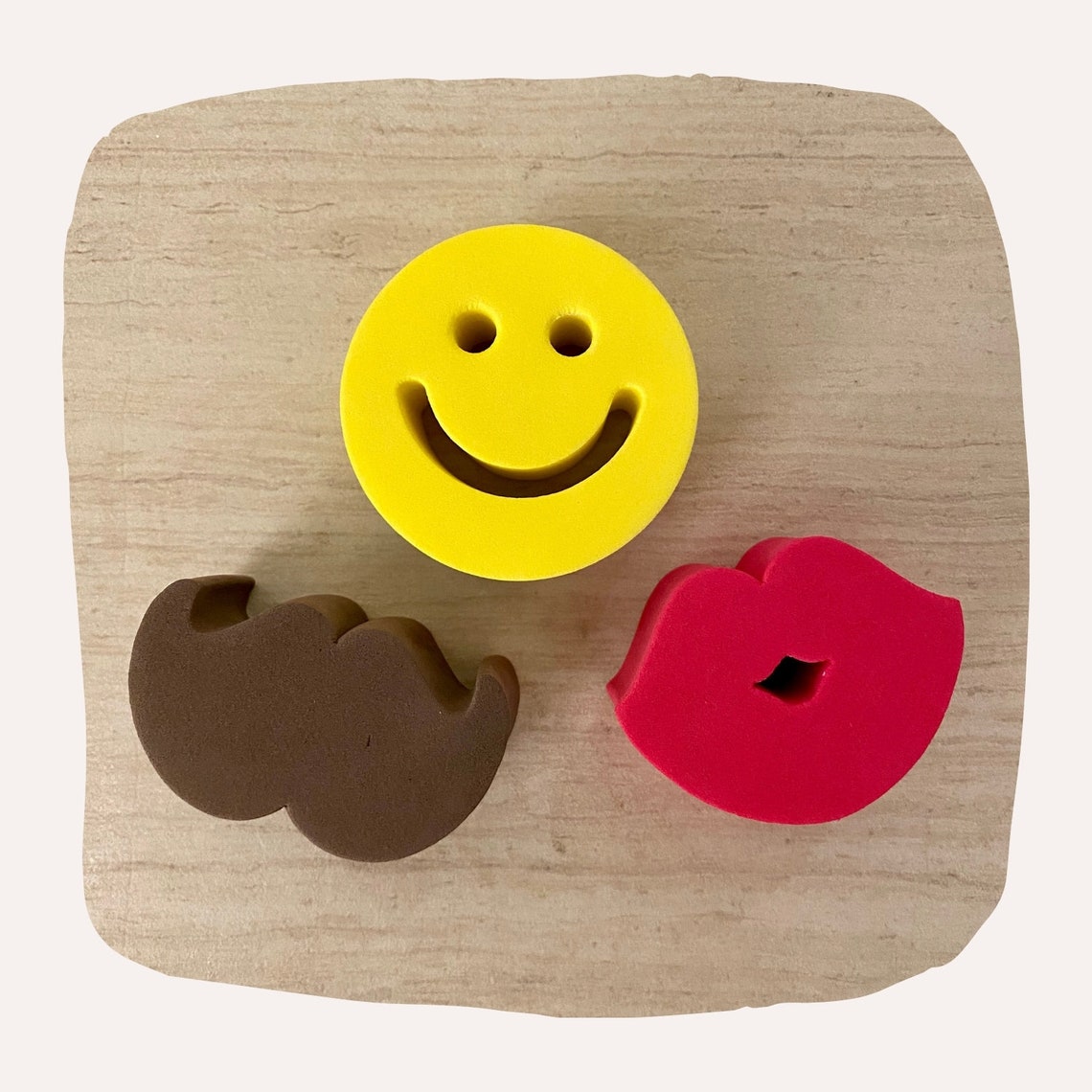 Emoji Magic Eraser The Fun Sponge Eraser for Easy Cleaning Etsy