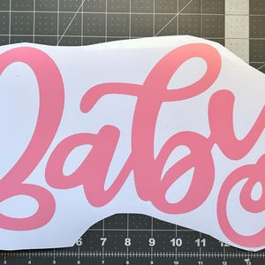 Baby Girl Vinyl Sign - Etsy