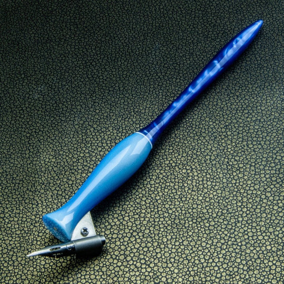 Oblique Pen Holder with universal flange Etsy