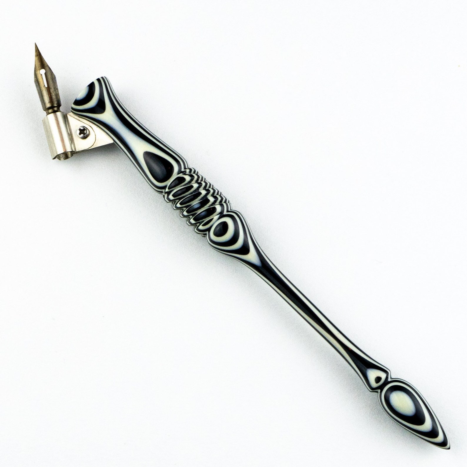 Oblique Pen Holder with universal flange Etsy