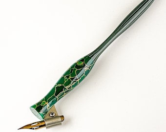 Oblique Pen Holder with universal flange