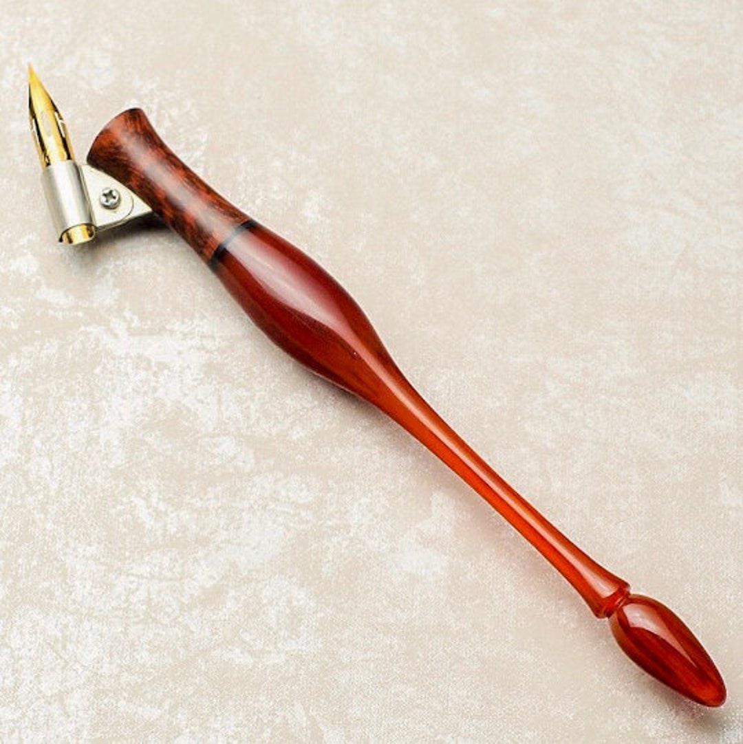 Oblique Pen Holder With Universal Flange Etsy