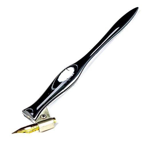 Oblique shops Pen Holder with universal flange