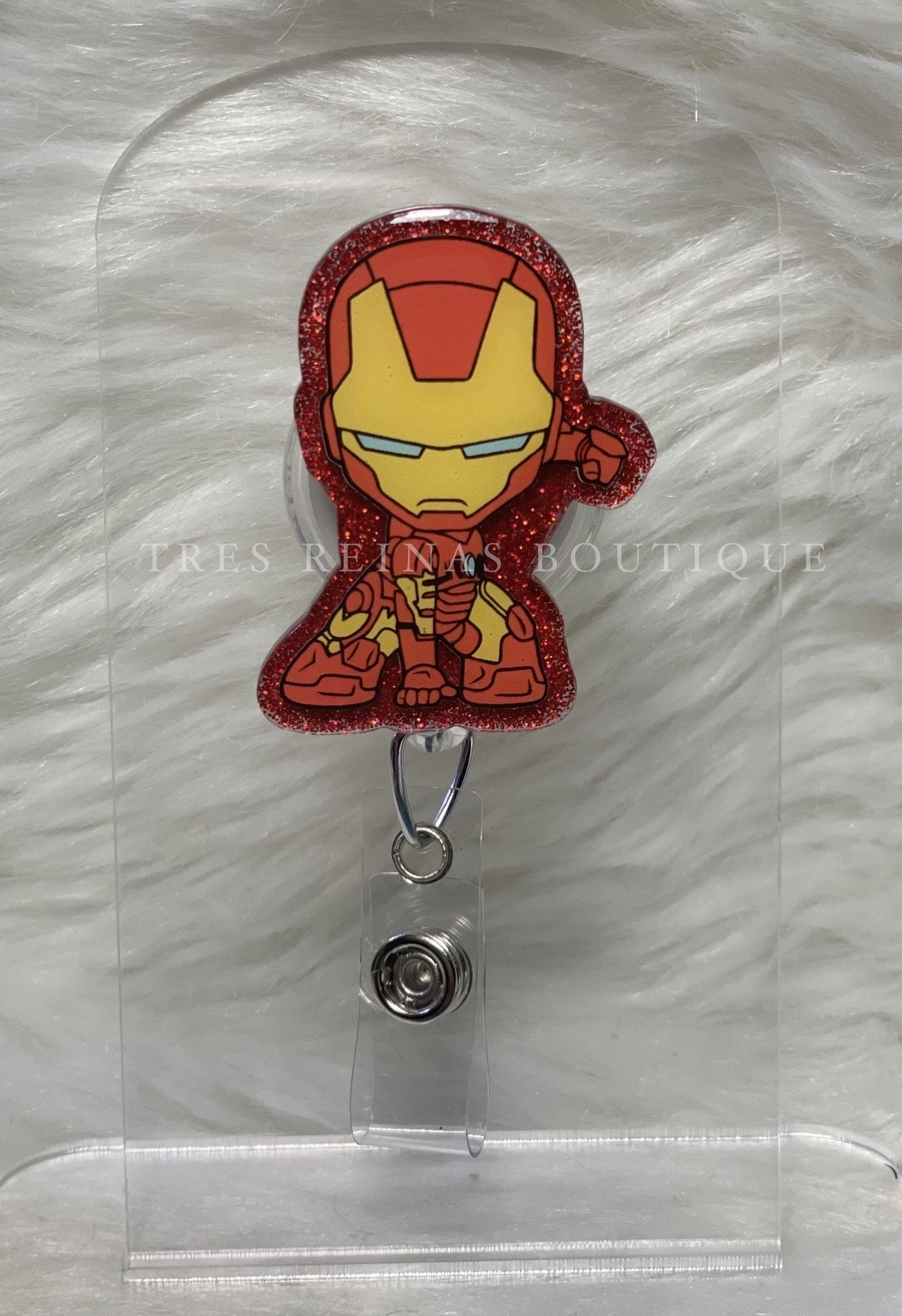 Captain America™ Badge Reel Made With LEGO® Minifigure™ Pediatric ID Badge  Holder Superhero 