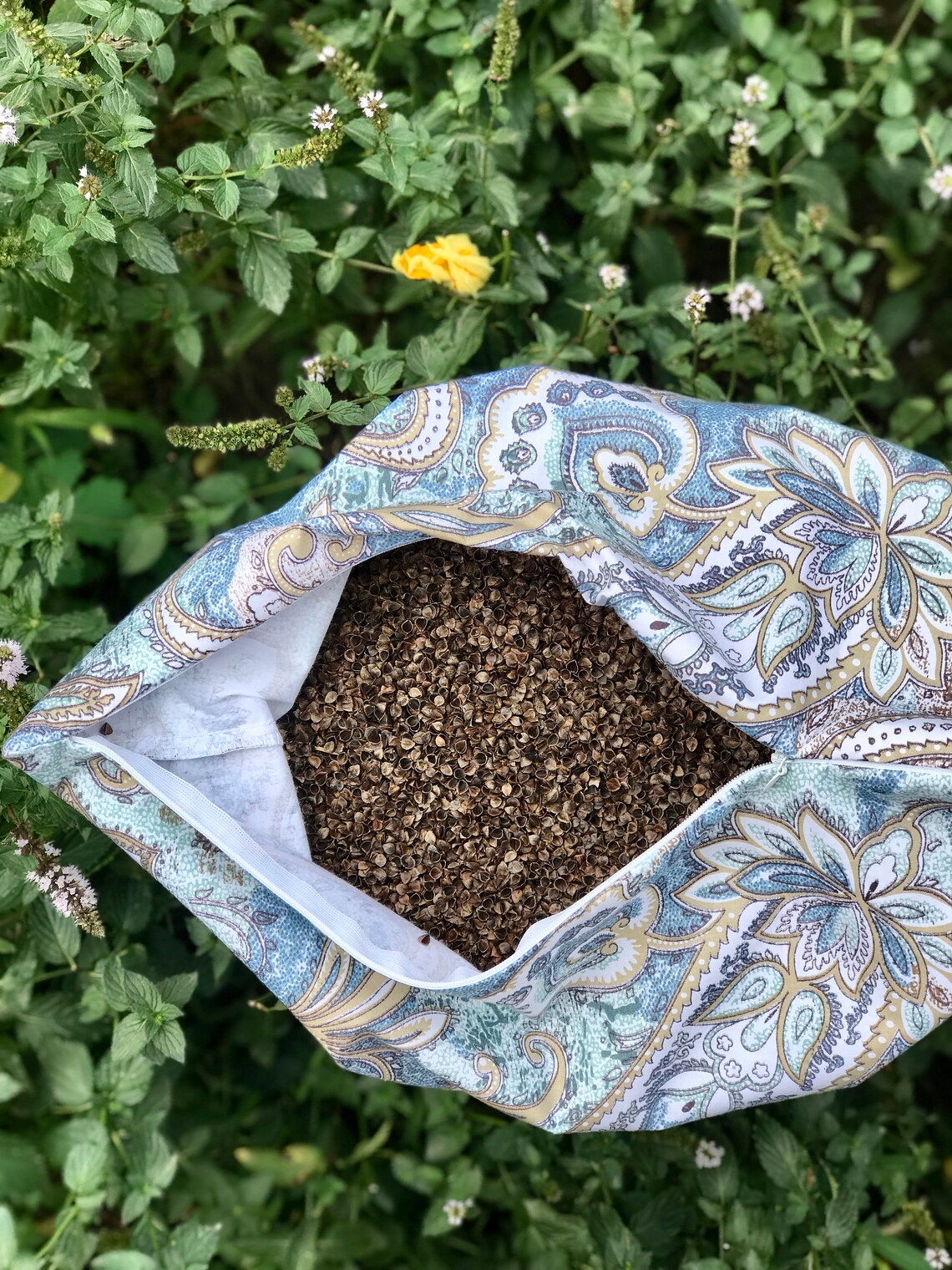 Buckwheat hull husk pillow/ Organic pillow/ Orthopedic Etsy