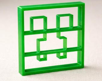 Minecraft Creeper Cookie Cutter | Sandwich Cutter